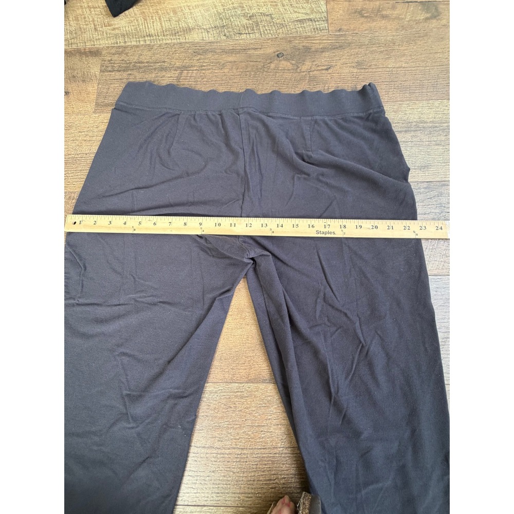 3 Pairs Eileen Fisher Cropped Leggings Women XL Black Gray Bundle - Picture 8 of 15